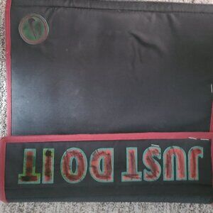 1994 Mead Nike Just Do It Trapper Keeper Three Ring Binder Black Red